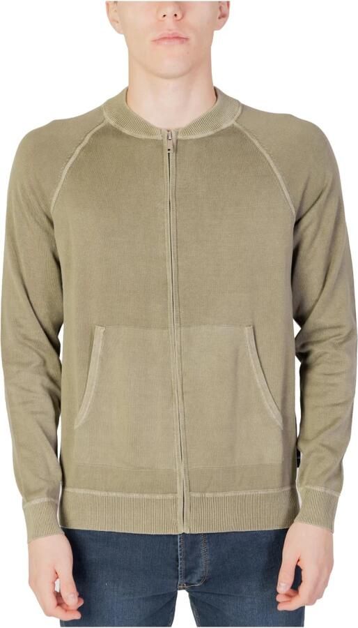 Liu Jo Groene Gebreide Trui 100% Katoen Green Heren - Foto 3