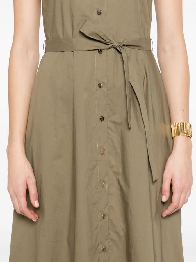 LIU JO Dames Jurken 3.0 Abito Chemisier S m Khaki