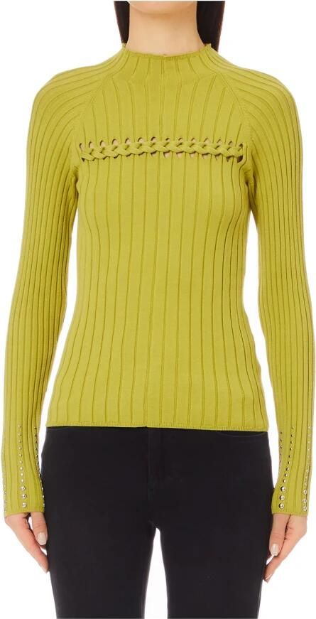 Liu Jo Elegante Viscose-Polyester Blend Top Green Dames - Foto 3