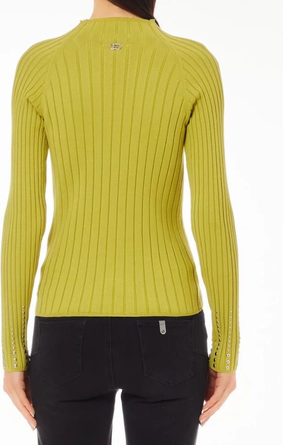 Liu Jo Elegante Viscose-Polyester Blend Top Green Dames - Foto 2