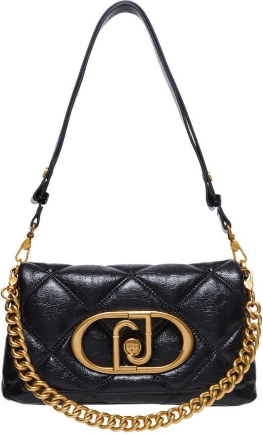 Liu Jo Matelassé Schoudertas met Afneembare Banden Black Dames