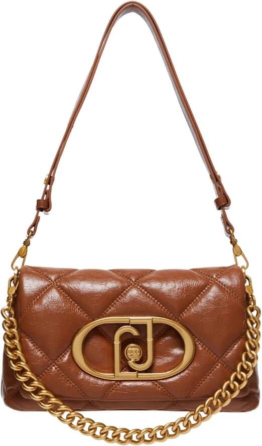 Liu Jo Bruine Schoudertas met Gewatteerd Ontwerp Brown Dames