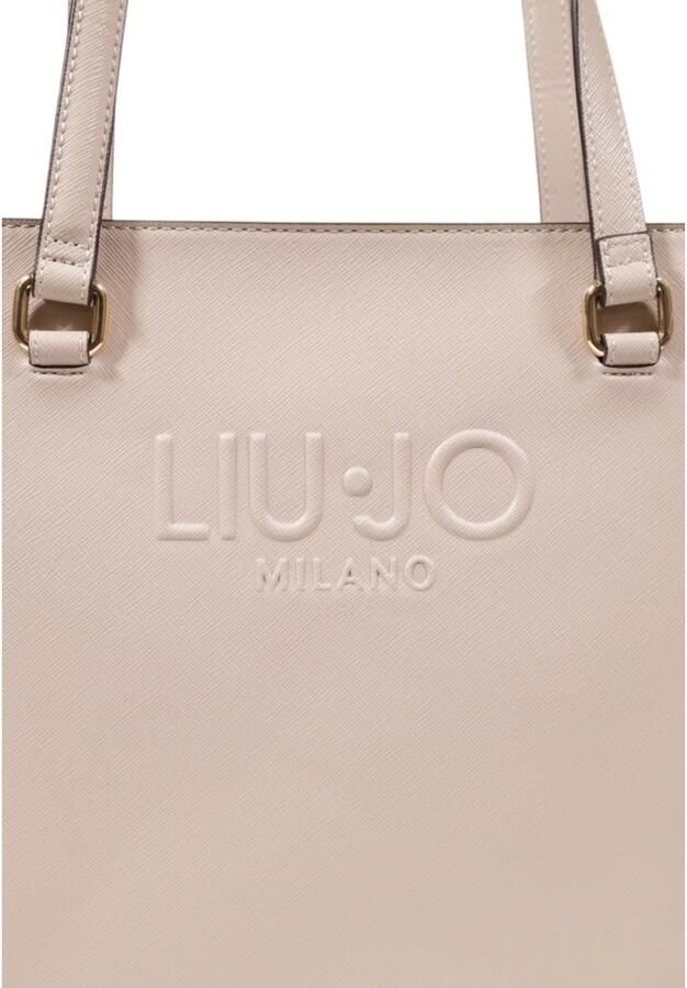 Liu Jo Grote Tassen Collectie voor Vrouwen van Polyurethaan Beige Dames - Foto 3