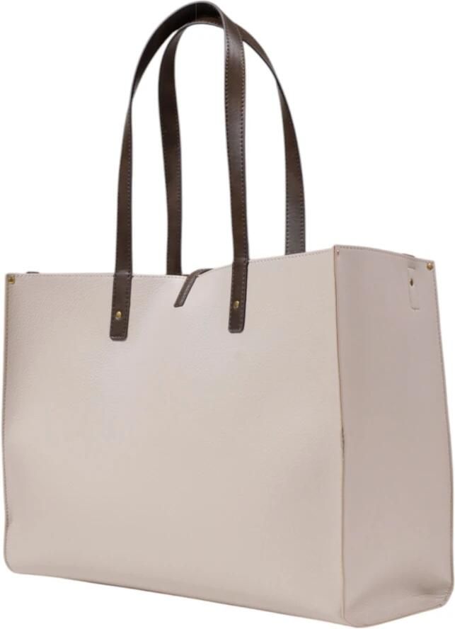 Liu Jo Grote Tassencollectie voor Vrouwen van Polyurethaan Beige Dames - Foto 4