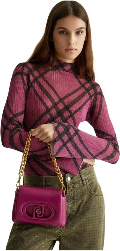 Liu Jo Fuchsia Roze Gewatteerde Schoudertas Pink Dames