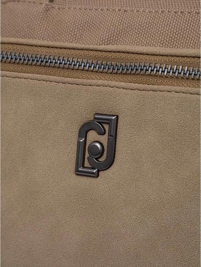Liu Jo Beige Rits Handtas met Schouderband Beige Heren - Foto 2