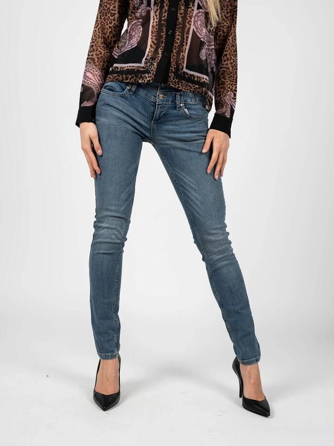Liu Jo White Skinny fit jeans met stretch model 'Rampy' - Foto 4
