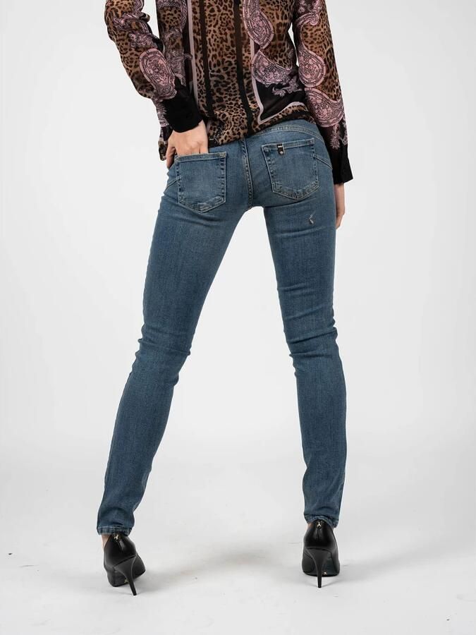 Liu Jo White Skinny fit jeans met stretch model 'Rampy' - Foto 5