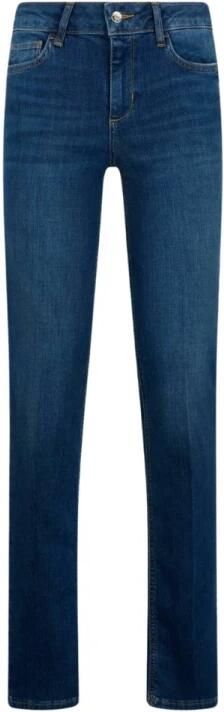 Liu Jo Hoge taille slim fit jeans met strass Blue Dames - Foto 9