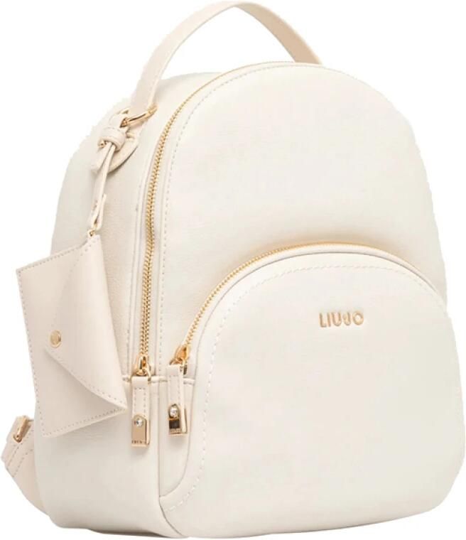 Liu Jo Ivoor Rugzak Elegant Praktisch Stijlvol Accessoire Beige Dames - Foto 9