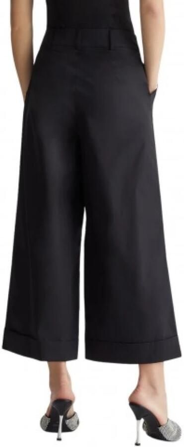 Liu Jo Modieuze Damesbroek met Dubbele Knoop Black Dames - Foto 2