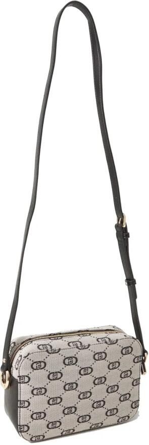 Liu Jo Jacquard Schoudertas met Ritssluiting Beige Dames - Foto 4