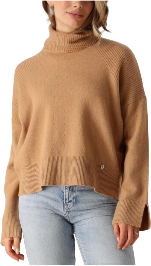 LIU JO Dames Truien & Vesten Ecs Maglia Chiusa M l Camel - Foto 4