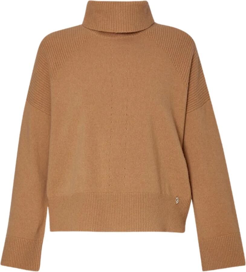 LIU JO Dames Truien & Vesten Ecs Maglia Chiusa M l Camel - Foto 6