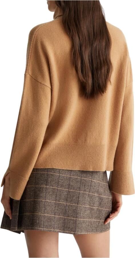 LIU JO Dames Truien & Vesten Ecs Maglia Chiusa M l Camel - Foto 5