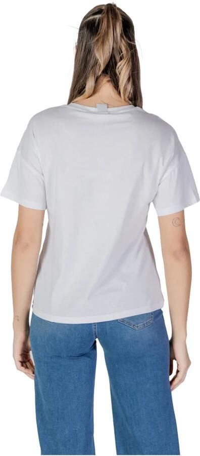 Liu Jo Katoenen T-shirt korte mouwen lente zomer White Dames - Foto 3