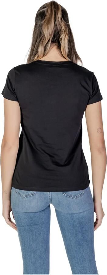 Liu Jo Katoenen T-shirt met korte mouwen Lente Zomer Black Dames - Foto 2