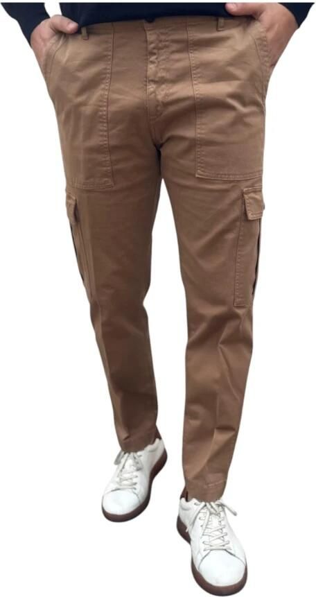 Liu Jo Katoenmix Stijlvolle Broek Brown Heren