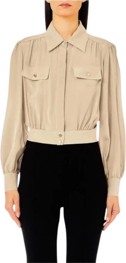 Liu Jo Klassieke Overhemd Beige Dames