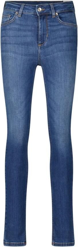 Liu Jo Blauwe Jeans met Gebruikte Wassing en Vernietigde Details Blue Dames - Foto 8