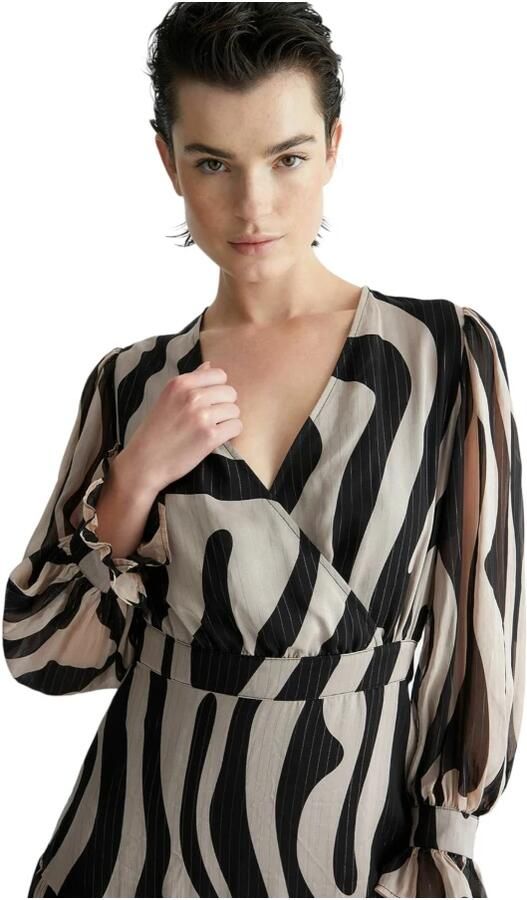 Liu Jo Korte Jurk Beige Dames - Foto 2