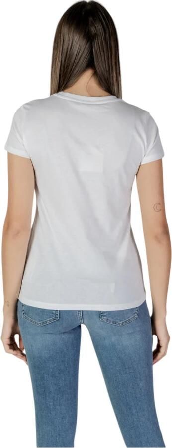 Liu Jo Korte mouw katoenen T-shirt collectie White Dames - Foto 2