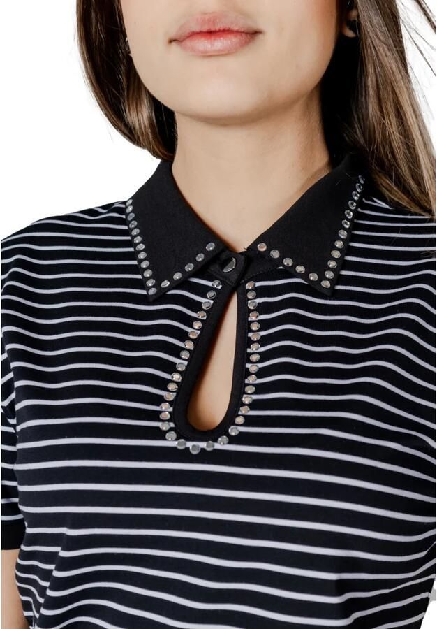 Liu Jo Korte Mouw T-shirt Katoenmix Collectie Multicolor Dames