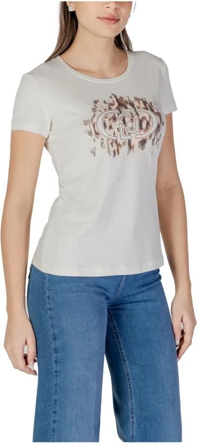 Liu Jo MultiColour T-shirts en Polo's Korte Mouwen White Dames - Foto 3