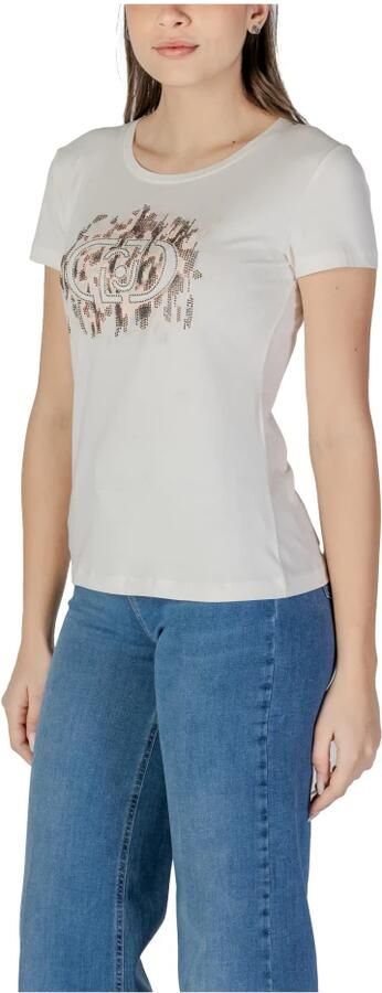 Liu Jo MultiColour T-shirts en Polo's Korte Mouwen White Dames - Foto 4