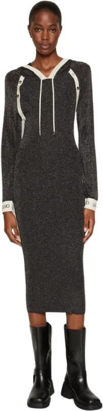Liu Jo Lange Jurk Elegant Avondkleding Black Dames - Foto 2