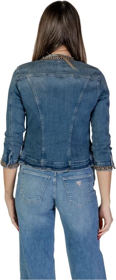 Liu Jo Lichtblauwe Katoenen Blazer met Zakken Blue Dames - Foto 6