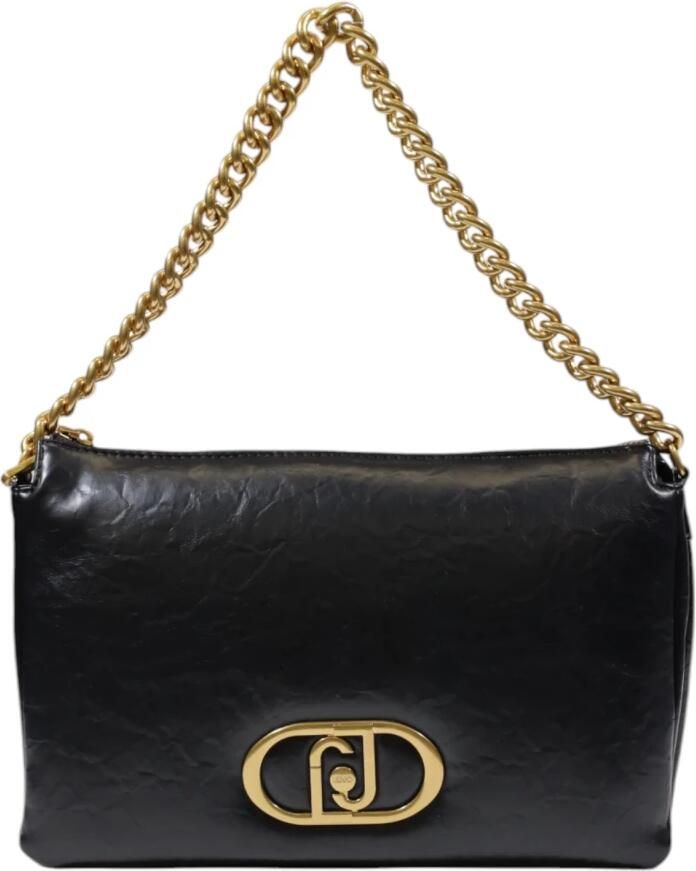 Liu Jo Gestructureerde Crossbody Tas Zwart Lente Zomer Black Dames - Foto 6