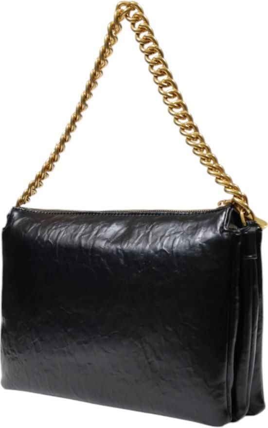 Liu Jo Gestructureerde Crossbody Tas Zwart Lente Zomer Black Dames - Foto 4