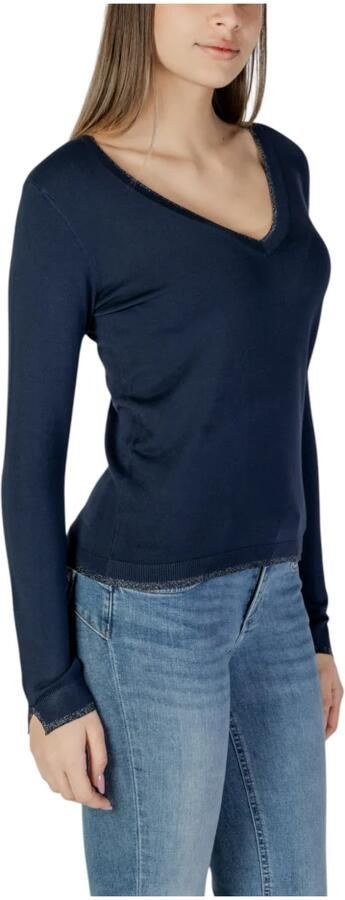 Liu Jo Blauwe V-hals Gebreide Kleding voor Vrouwen Blue Dames - Foto 9