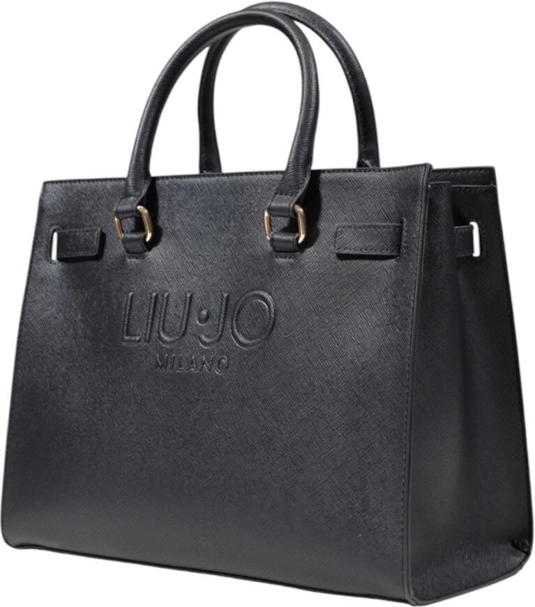 Liu Jo Zwarte Schoudertas Eenvoudig Ontwerp Black Dames