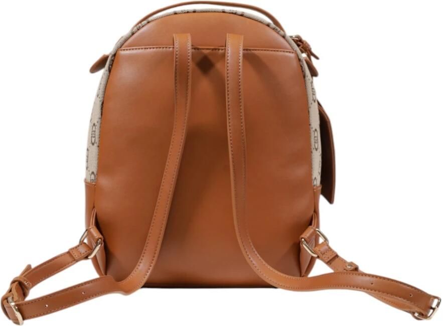 Liu Jo Jacquard rugzak met verstelbare bandjes Beige Dames - Foto 10