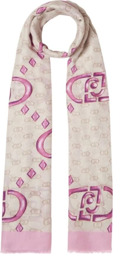 Liu Jo Logo Sketch Stola Sjaal Multicolor Dames - Foto 3