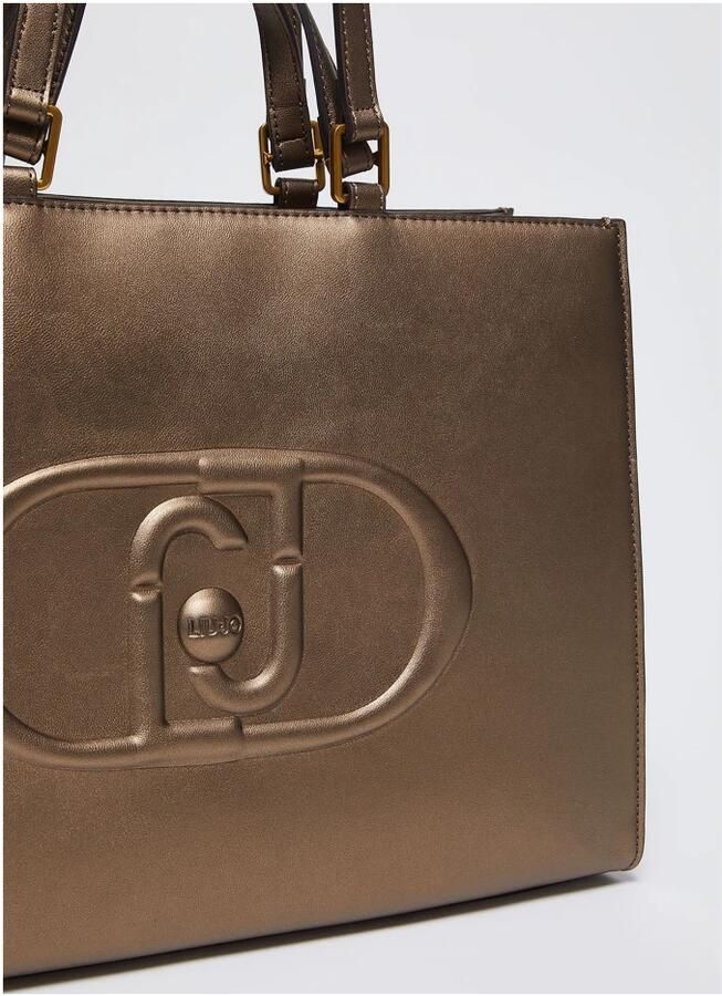 Liu Jo Bronzen Shopper met ritssluiting Brown Dames - Foto 2