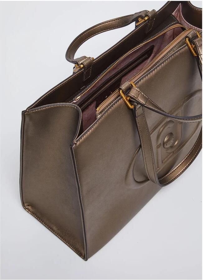 Liu Jo Bronzen Shopper met ritssluiting Brown Dames - Foto 3