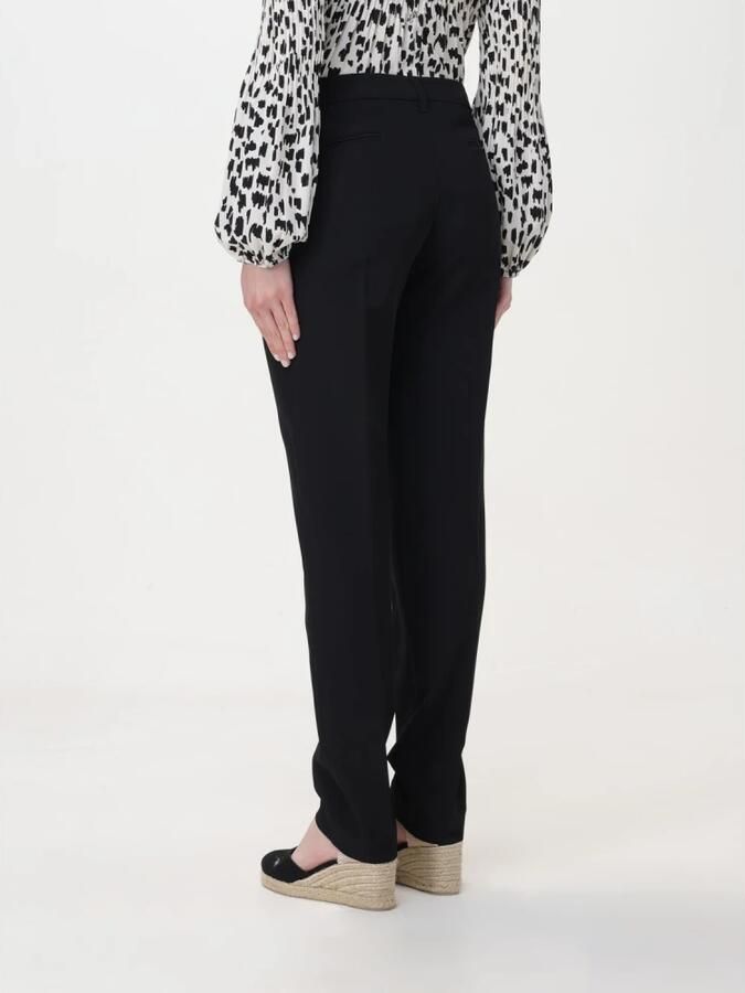 Liu Jo Aansluitende Skinny Broek met Rits en Knoop Black Dames - Foto 4