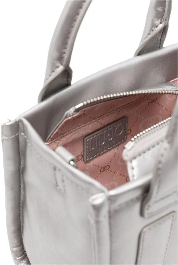Liu Jo Metallic Finish Schoudertas Gray Dames - Foto 3
