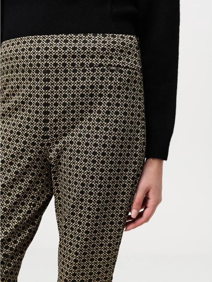 Liu Jo Beige Slim Milano Broek Multicolor Dames - Foto 5