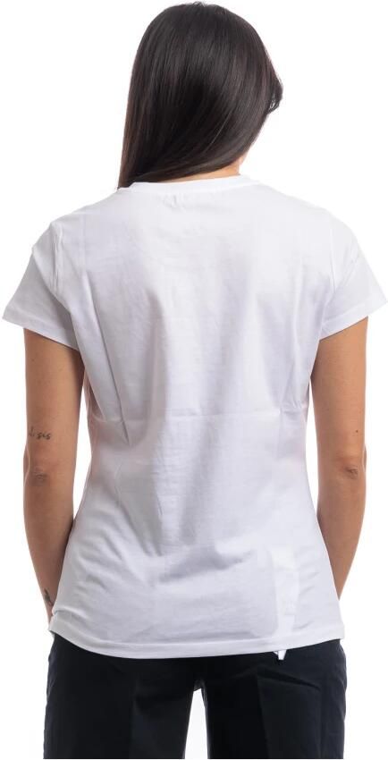 Liu Jo White T-shirt met siersteentjes - Foto 5