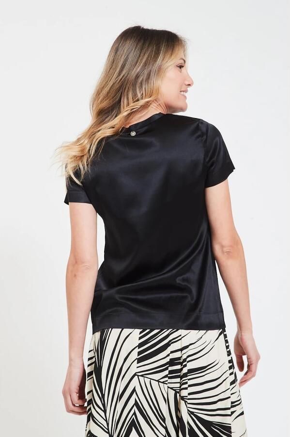 Liu Jo Mouwloze Blouse Black Dames - Foto 4