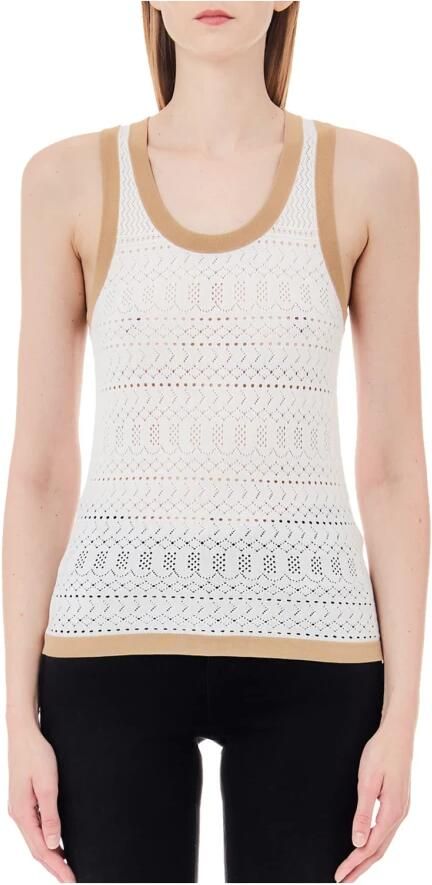 LIU JO Dames Tops & T-shirts Crepe Fancy Lady Wit - Foto 5