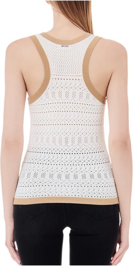 LIU JO Dames Tops & T-shirts Crepe Fancy Lady Wit - Foto 4