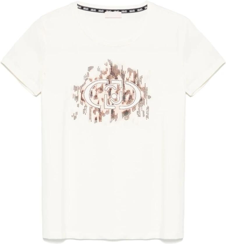 Liu Jo MultiColour T-shirts en Polo's Korte Mouwen White Dames