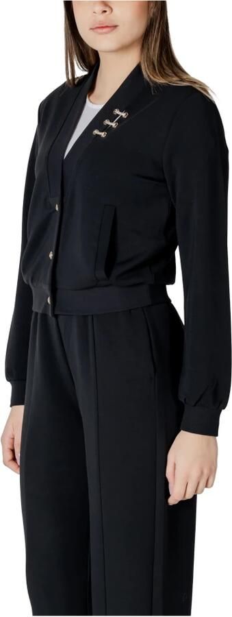 Liu Jo Onbedekte Sweatshirt Modal Polyester Elastaan Black Dames - Foto 8