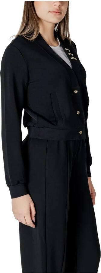 Liu Jo Onbedekte Sweatshirt Modal Polyester Elastaan Black Dames - Foto 5