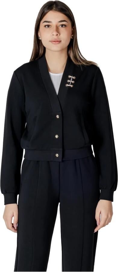 Liu Jo Onbedekte Sweatshirt Modal Polyester Elastaan Black Dames - Foto 3